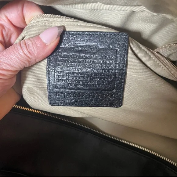 Coach Black Leather Voyage Weekender Travel Bag w/COA - Picture 6 of 15